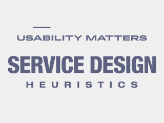 Service Design Heuristics